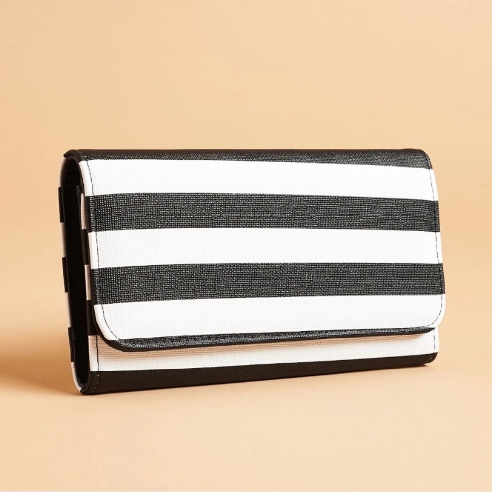 Kut from the Kloth | Striped Black & White Wallet